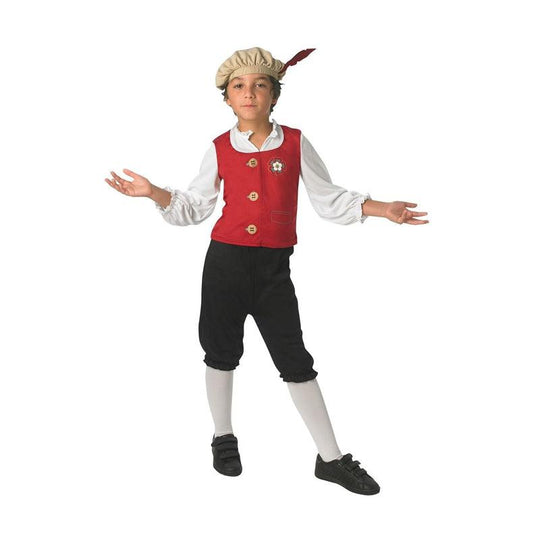 Tudor Boy Fancy Dress Costume Boys Child Book Week Victorian Outfit