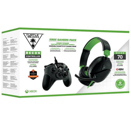 Turtle Beach RECON 70 Xbox Gamers Pack Controller and Headset