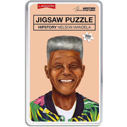University Games Lagoon Nelson Mandela Hipstory 500 Piece Jigsaw Puzzle