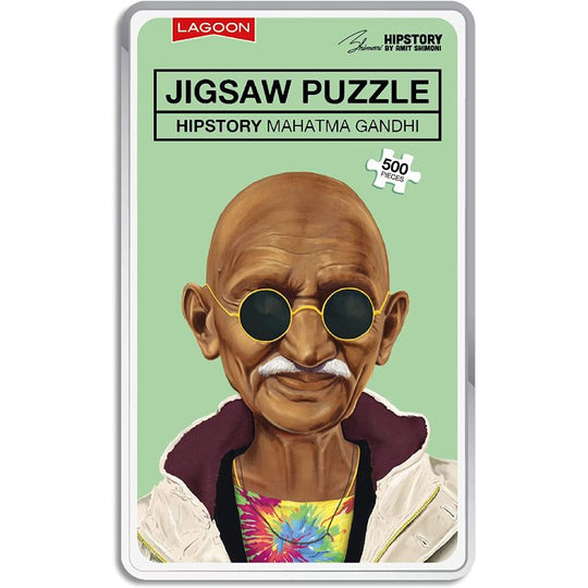 University Games Lagoon The Mahatma Gandhi Hipstory 500 Piece Jigsaw Puzzle