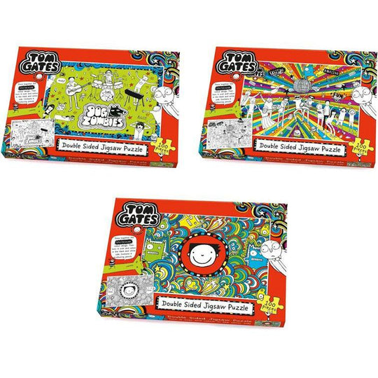 University Games Tom Gates 2-in-1 100 Piece Jigsaw Puzzle