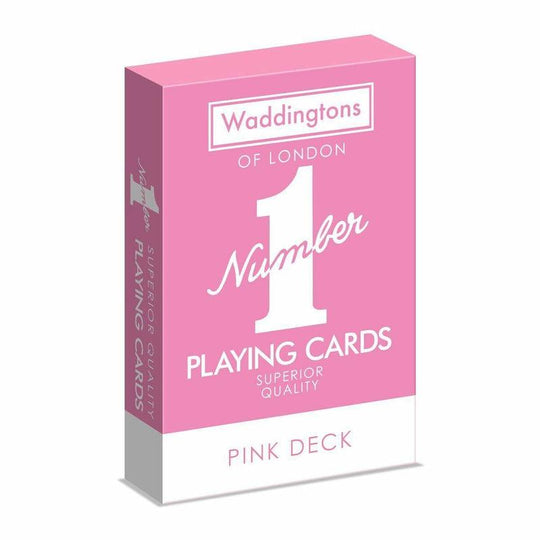 Waddingtons Number 1 Pink Playing Cards