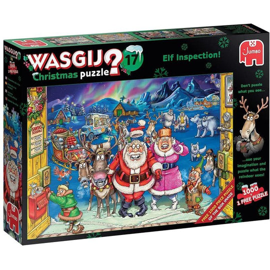 Wasgij Christmas 17 - Elf Inspection 1000Pc Jigsaw Puzzle