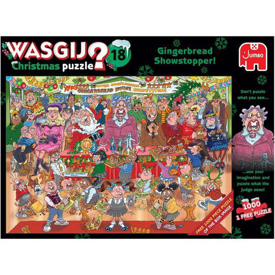 Wasgij Christmas 18 - Ginger Showstopper 1000 Piece Jigsaw Puzzle