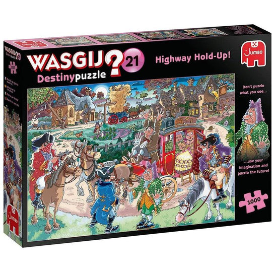Wasgij Destiny 21 - Highway Holdup! 1000Pc Jigsaw Puzzle