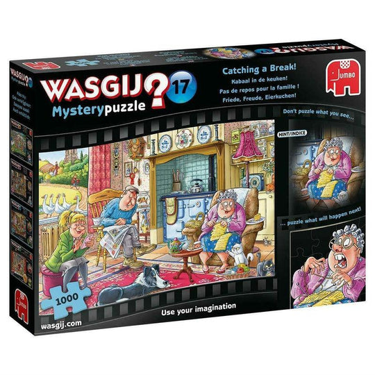 Wasgij Mystery 17 - Catching a Break! 1000Pc Jigsaw Puzzle