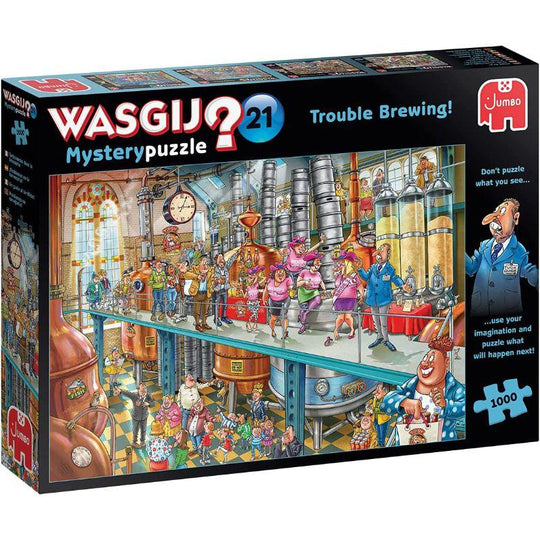 Wasgij Mystery 21 - Trouble Brewing 1000 Piece Jigsaw Puzzle