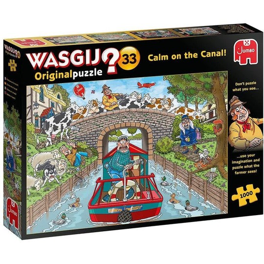 Wasgij Original 33 - Calm on the Canal! 1000Pc Jigsaw Puzzle