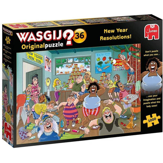 Wasgij Original 36 - New Year Resolutions! 1000Pc Jigsaw Puzzle