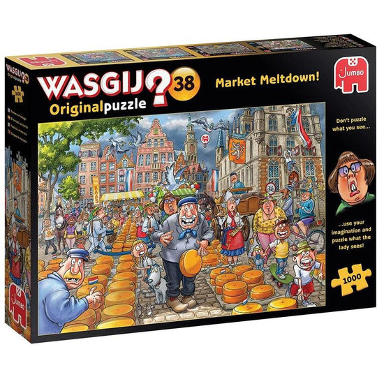 Wasgij Original 38 - Market Meltdown 1000Pc Jigsaw Puzzle