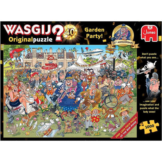 Wasgij Original 40 - 25th Anniversary Garden Party 1000Pc Jigsaw Puzzle