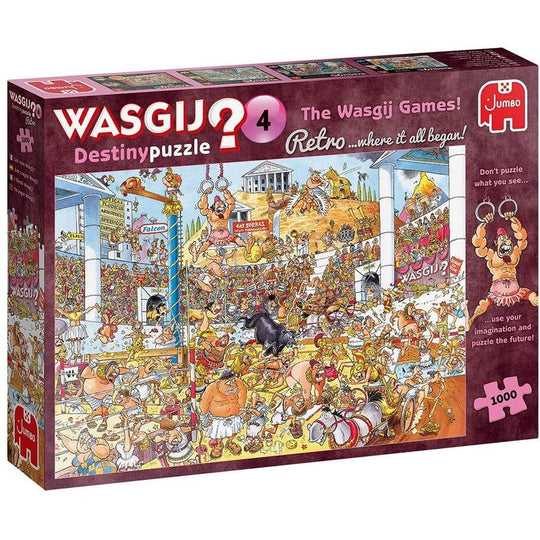 Wasgij Retro Destiny 4 - The Wasgij Games! 1000Pc Jigsaw Puzzle