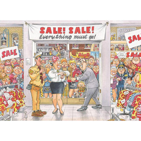 Wasgij Retro Mystery 7 - Everything Must Go 1000 Piece Jigsaw Puzzle