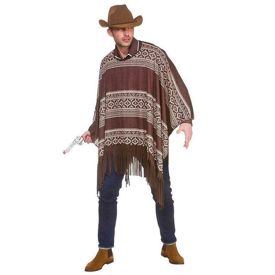 Western Cowboy Poncho Fancy Dress
