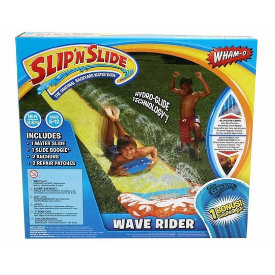 Wham-O Slip N Slide Wave Rider Kids Summer Garden Outdoor Boogie Water Slide