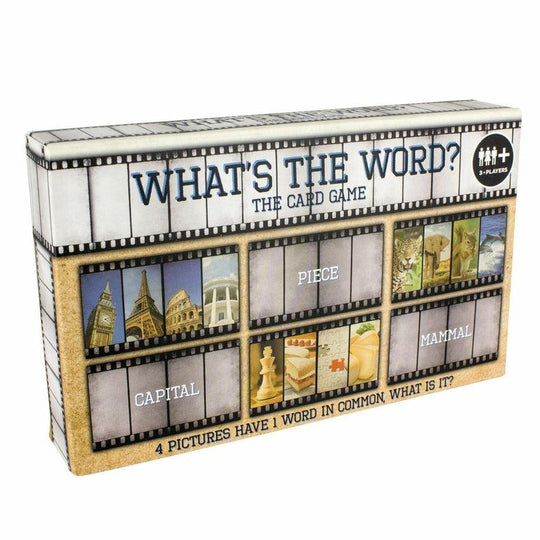 What's The Word? 4 Picture Linking Guessing Game Family Fun