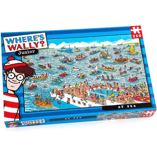 Where's Wally At sea Puzzle (250-Piece)