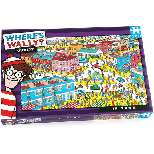 Where's Wally? Junior 'In Town' 100 Piece Jigsaw Puzzle