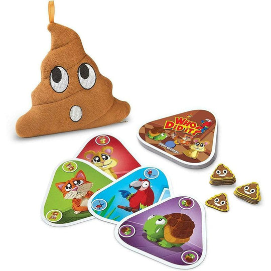 Who Did It? Poo Bag Edition Travel Game