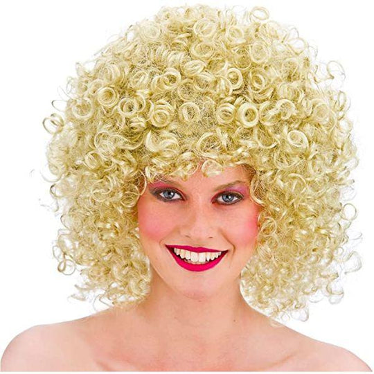 Wicked Costumes 80's Blonde Disco Perm Women's Fancy Dress Costume Accessory