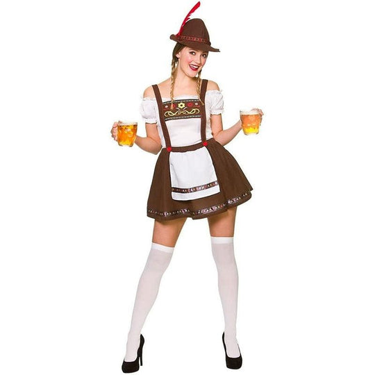 Wicked Costumes Adult Ladies Bavarian Beer Maid Fancy Dress Costume