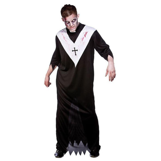 Wicked Costumes Adult Mens Zombie Priest Costume