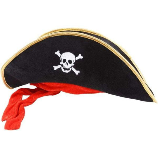 Wicked Costumes Caribbean Pirate Hat Adult Unisex Fancy Dress Accessory
