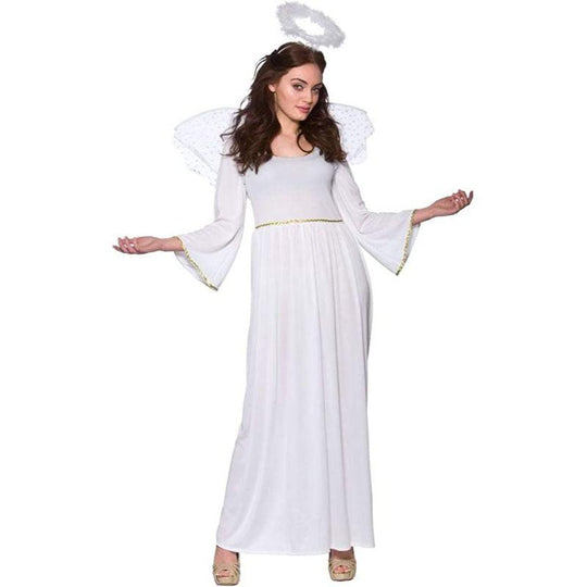 Wicked Costumes Christmas Angel Women's Fancy Dress Costume