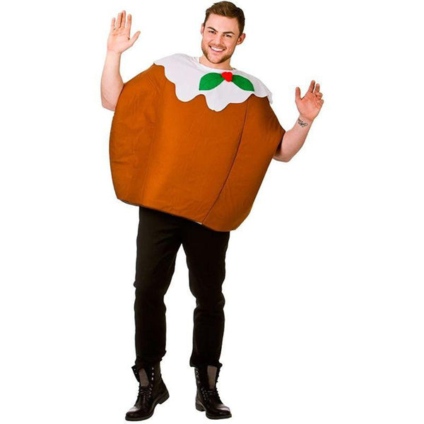 Wicked Costumes Christmas Pudding Adult Unisex Fancy Dress Costume ...