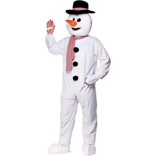Wicked Costumes Christmas Snowman Mascot Adult Fancy Dress Costume