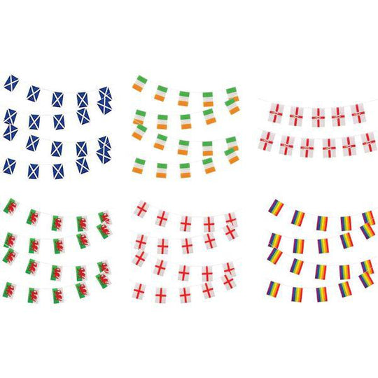 Wicked Costumes Country Flag  Bunting - 20 Flags - 10m