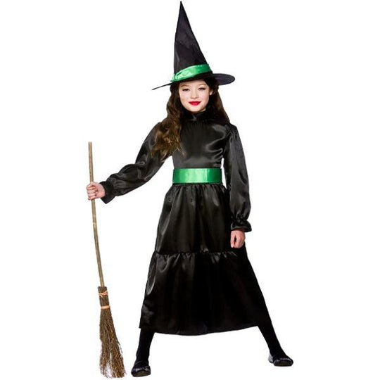 Wicked Costumes Emerald Wicked Witch Girl's Fancy Dress Costume