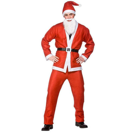 Wicked Costumes Father Christmas 5 Piece Santa Suit Fancy Dress Costume