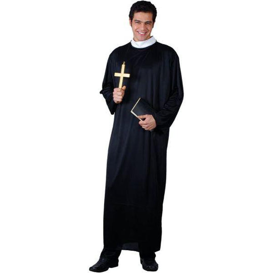 Wicked Costumes Father Priest Men's Religious Fancy Dress Costume