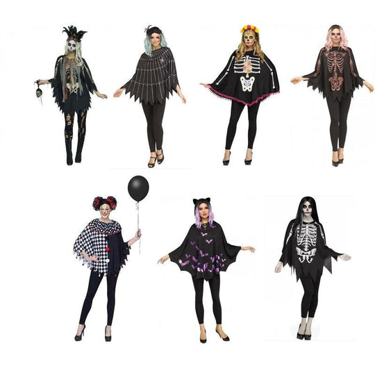 Wicked Costumes Fun World Halloween Poncho Collection