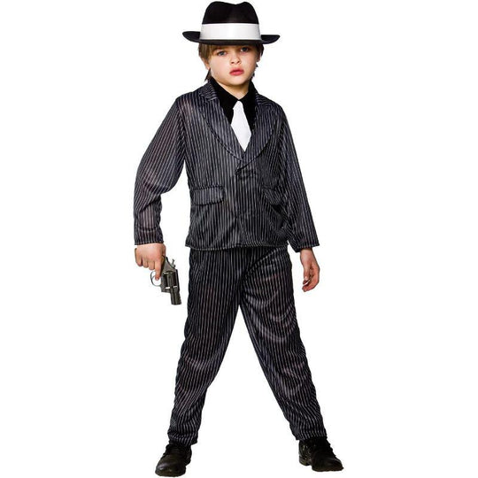 Wicked Costumes Gangster Wise Guy Boy's Fancy Dress Costume