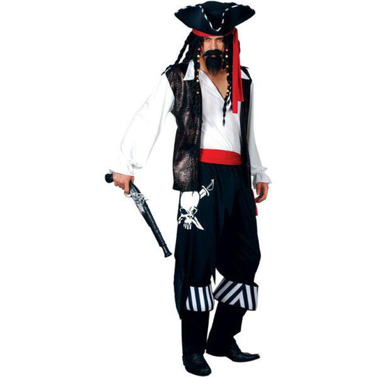Wicked Costumes High Seas Buccaneer Pirate Men's Fancy Dress Costume
