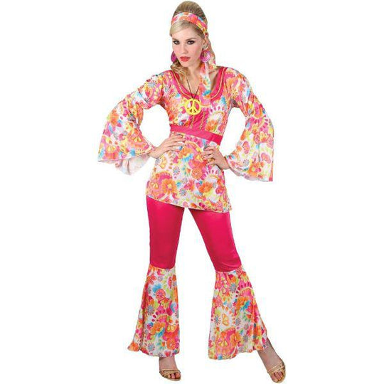 Wicked Costumes Hippie Honey Women's Fancy Dress Costume