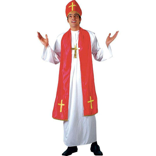Wicked Costumes Holy Cardinal Religious Men's Fancy Dress Costume