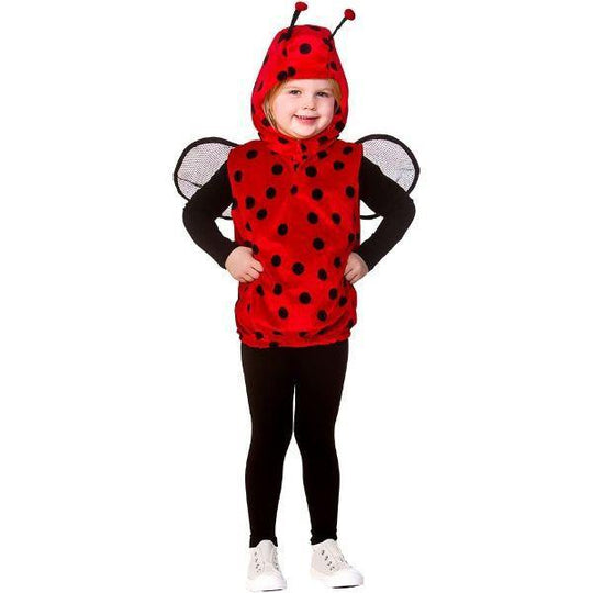 Wicked Costumes Ladybug Tabard Child Unisex Fancy Dress Costume - One Size