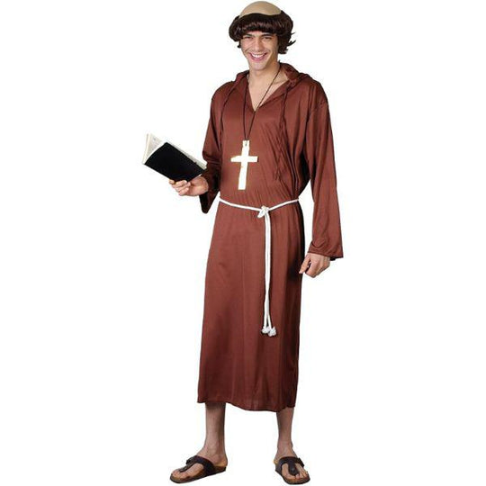 Wicked Costumes Monk of the Abbey Men's Fancy Dress Costume