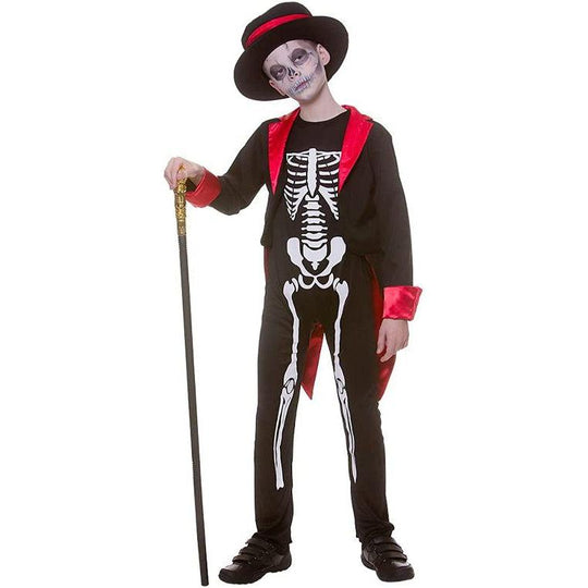 Wicked Costumes Mr Skelebones Boy's Halloween Fancy Dress Costume