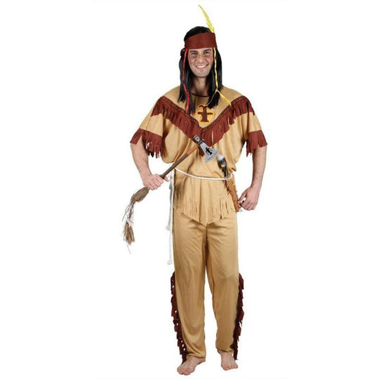 Wicked Costumes Native American Men's Indian Fancy Dress Costume