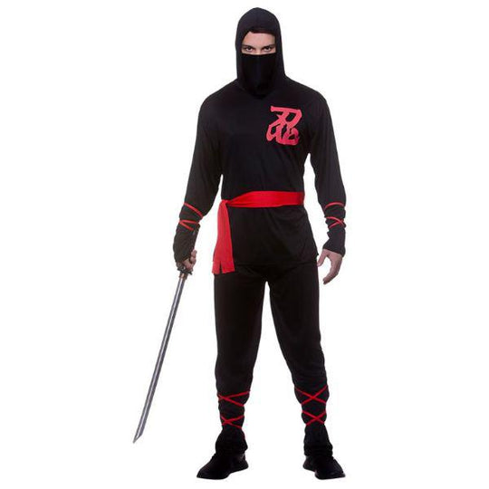 Wicked Costumes Ninja Assassin Men's Fancy Dress Costume