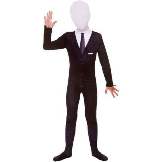 Wicked Costumes Slenderman Skinz Child Unisex Fancy Dress Costume