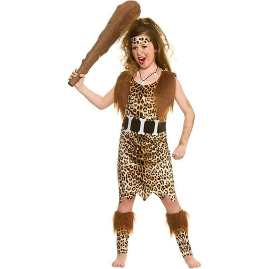 Wicked Costumes Stone Age Cave Girl Fancy Dress Costume