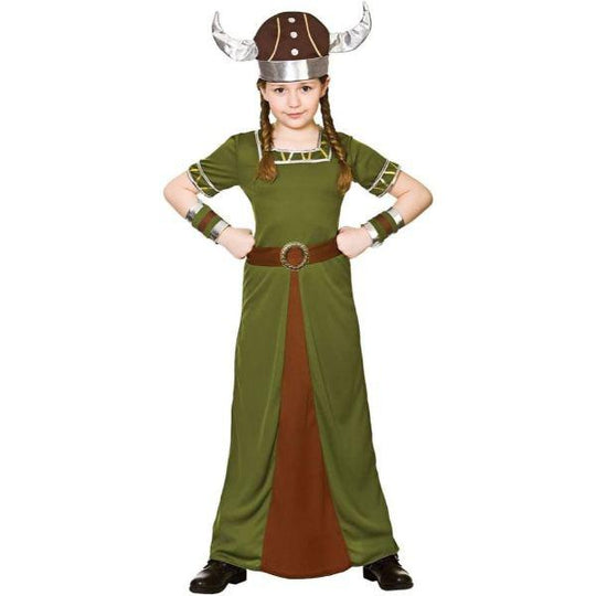 Wicked Costumes Viking Princess Girl's Fancy Dress Costume