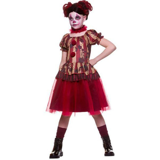 Wicked Costumes Vintage Circus Clown Girl's Fancy Dress Costume