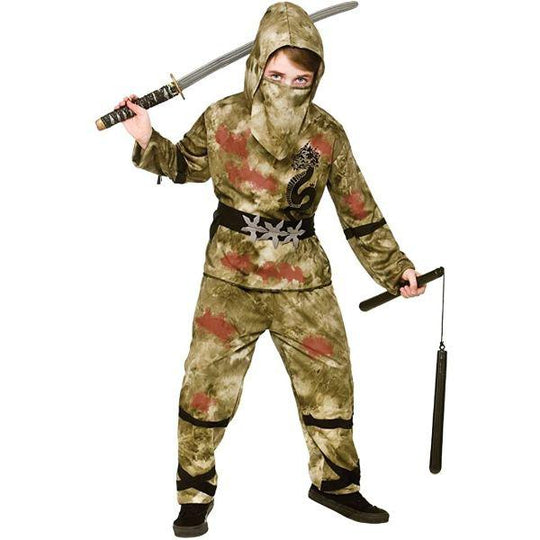 Wicked Costumes Zombie Ninja Child Unisex Fancy Dress Costume