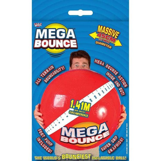 Wicked Vision Mega Bounce Worlds Biggest Bouncy Ball Inflatable 1.4m & Foot Pump